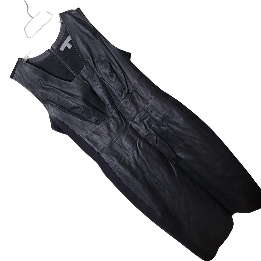 Classiques Entier Leather Dress 6 Black LBD Bodycon Corpgoth 6 Pinup